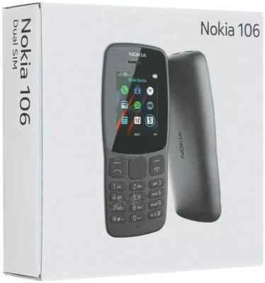 brand new Nokia 106 - Dual Sim - Black (Unlocked) Basic Mobile Phone - UK Seller - Image 1 of 2