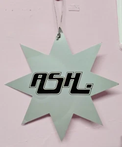 129.  Ash There's A Star Schallplattenladen Display Silber Handy Promo Hängekarte - Bild 1 von 3
