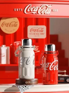 NEU Becher Coca-Cola 42 Unzen Edelstahl Vakuum Doppelisolierung Reise & Sport - Bild 1 von 15