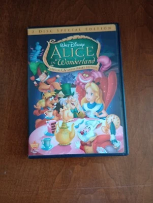 Alice In Wonderland Walt Disney Special Un-anniversary 2 Disc Edition DVD 📀... - Image 1 of 4