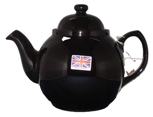 GENUINE BROWN BETTY, Red Clay, Rockingham Glaze, 6 Cup Tea Pot, MADE IN ENGLAND - Picture 1 of 6
