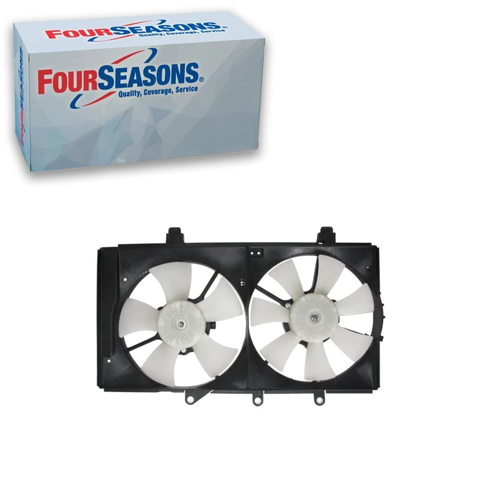 4 Seasons Dual Radiator and Condenser Fan Assembly For 2004-2005 Dodge Neon - Imagem 1 de 4