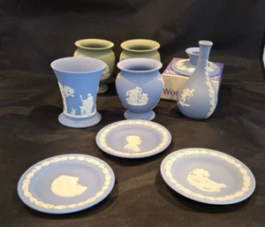 Wedgwood Jasperware Konvolut 9 Teile - Bild 1 von 19