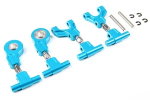 Juego de brazos de suspensión ajustable delantera trasera aluminio TT-02 para coche de radiocontrol Tamiya TT02 - Imagen 1 de 3