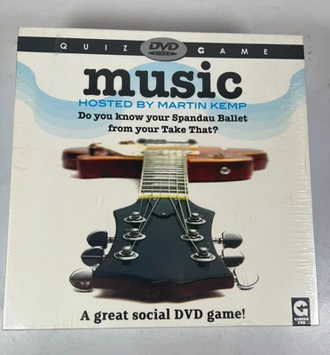 Music Quiz DVD New & Sealed Hosted By Martin Kemp from Ginger Fox - Image 1 of 4