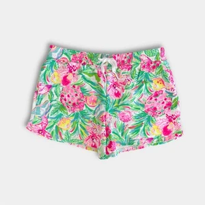 Lilly Pulitzer Girls Midea Shorts Resort White Pear Necessities XL 12-14 NWOT - Picture 1 of 9
