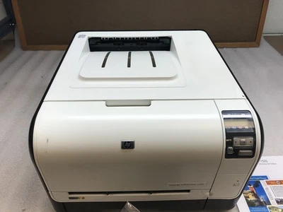 HP LaserJet Pro CP1525nw Color Workgroup Laser Printer HP 10.1k Pg Ct w/ Toner - Image 1 of 4