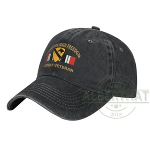 Baseballmütze Operation Iraqi Freedom 1st Cavalry Div Unisex Denim verstellbar - Bild 1 von 8
