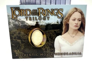 TOPPS Eowyn's Golden Hall Dress Memorabilia Card Lord of the Rings Topps Trilogy - Picture 1 of 5