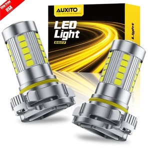 5202 H16 5201 LED Fog Light Bulbs For Chevy Silverado 1500 2007-2015 6000K White - Picture 1 of 16
