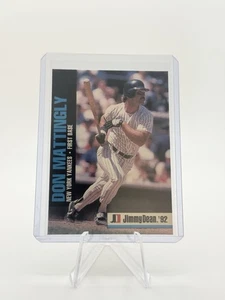 1992 Jimmy Dean Baseball Don Mattingly New York Yankees - Picture 1 of 2