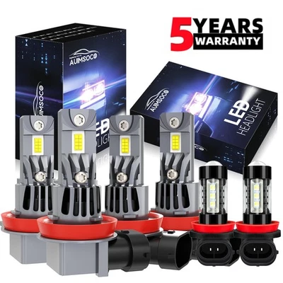 For 2006 2007-2013 Chevrolet Impala LED Headlight + Fog Light Combo - Изображение 1 из 4