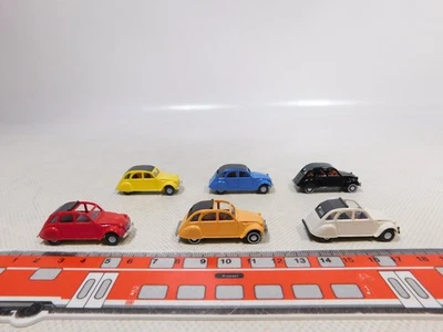 Modello Auto Citroen 2CV 1:87 H0 6X 0809 809 TOP #EG649-0,5 - Immagine 1 di 4