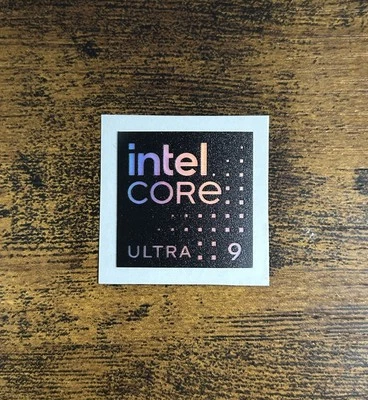 1x Intel Core 9 Ultra / Laptop Custom Sticker Label (NEW) - Image 1 of 2