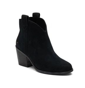 Toms Ortholite Damengröße 6 schwarz Wildleder Leder Absatz Constance Stiefel NEU - Bild 1 von 5