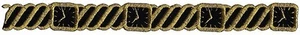 9" Steampunk Steam Punk Stil Gold Uhr Schnörkel Wappen Stickerei Patch - Bild 1 von 1