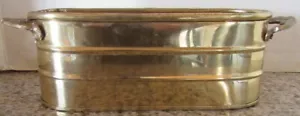 Vintage Brass Container Made In India 10 inches long - Picture 1 of 8