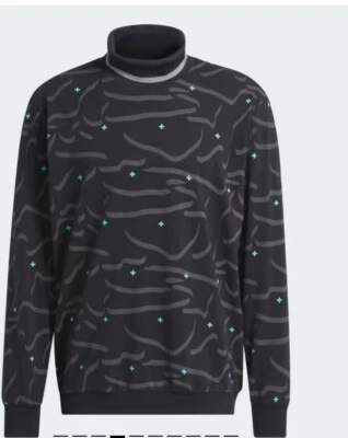 $110 (XL) ADIDAS ADICROSS MANGA LARGA CUELLO ALTO POLO 100% Mejor Algodón Foto 1 de 4