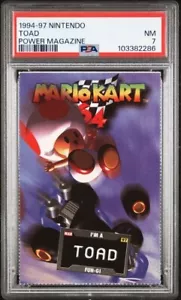 Nintendo Power Mario Kart 64 94-97 Power Magazine Rospo PSA 7 NM - Foto 1 di 2