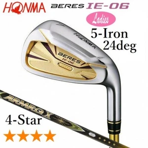 Ladies HONMA BERES IE-06 4-Star 5-Iron 24° L-Flex ARMRQ X 38 Women No Headcover - Picture 1 of 7