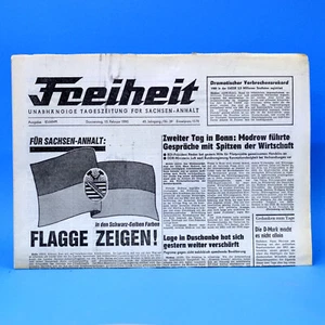 DDR Freiheit 15. Februar 1990 | 15.02.1990 SED Eisleben Geburtstag Hochzeit - Afbeelding 1 van 1