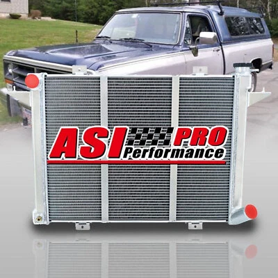 3 Row Radiator Fit 1989-1993 Dodge D250 D350 W250 W350 Cummins 5.9L Foto 1 de 4