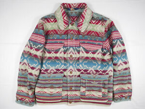 Polo Ralph Lauren Jacket Limited Aztec Southwestern Indian Wool RARE XL