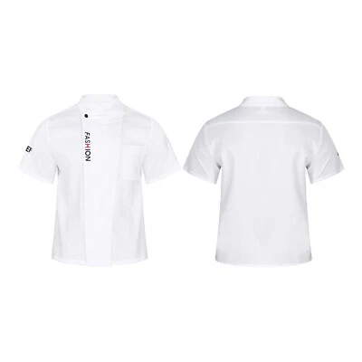 Mens Womens Kitchen Hotel Work Clothes Cooks Uniform Long Sleeve Chef Jacket - Image 1 of 3