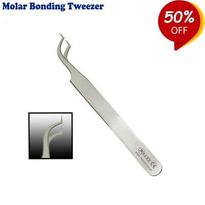 Quirúrgica Ortodoncia Pinzas Molar Bonding Bracket Tweezers Ortho Care dentistry - Imagen 1 de 4