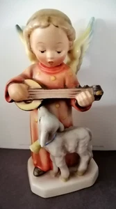 Hummel “Serenade” Angel Nativity Psalmist Lamb & Lute Full Bee #83 Goebel - Picture 1 of 5