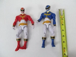 MMPR Power Rangers Action Figures Megaforce Blue and Red - Picture 1 of 3