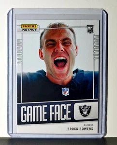 Brock Bowers 2024 Panini Game Face #31 NFL Rookie Card Las Vegas Raiders 1/331 - Picture 1 of 6