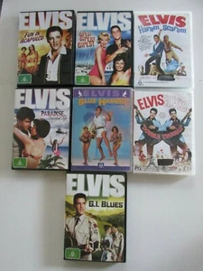 7 Elvis Presley DVDs - GI Blues, Double Trouble, Harum Scarum, Blue Hawaii, Etc - Picture 1 of 8
