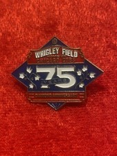Baseball lapel Pin - Chicago Cubs Wrigley Field 75th Diamond Anniversary