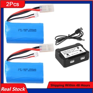 7.4V 1500mAh battery KET-2P plug For Udi U12A Syma S033g Q1 H100 H103 FT009 RC - Picture 1 of 5