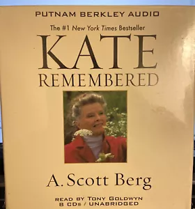 Kate Remembered A. Scott Berg (2003) Unabridged) 8 CDs Brand New Sealed - Picture 1 of 2
