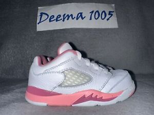 Toddler Air Jordan 5 Retro Low Shoes ‘Crafted For Her’ DX4391 116 - Size 7C