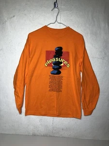 Pleasures Longsleeve Orange T Shirt Medium - Picture 1 of 6