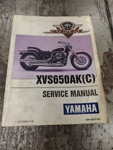 1998 Yamaha Vstar 650 XVS750AK (C) Service Manual LIT-11616-11-16 OEM - Rough - Picture 1 of 5