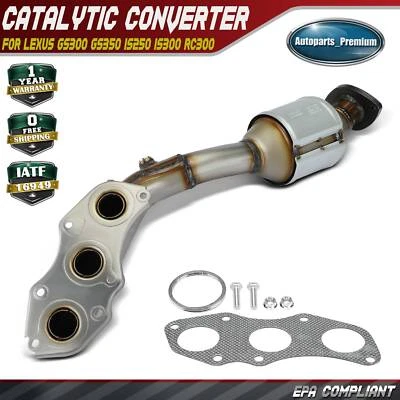 Passenger Side Catalytic Converter for Lexus GS300 GS350 IS250 IS300 IS350 RC300 - Image 1 of 4