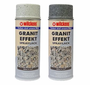 Spray effet granit Wilckens peinture aérosol aspect granit peinture aérosol 400 ml pulvérisateur - Photo 1/3