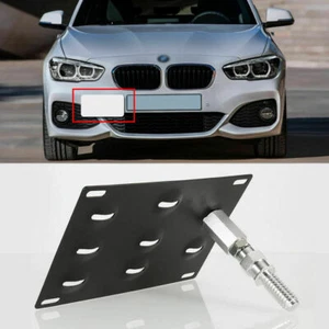 Parachoques delantero gancho de remolque soporte de montaje de matrícula soporte atornillado para BMW 1 3 X5 - Imagen 1 de 7