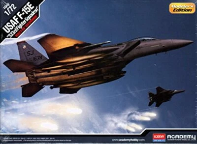 USAF F-15E 33rd Fighter Squadron Plastic Kit 1:72 Model ACADEMY - Immagine 1 di 2