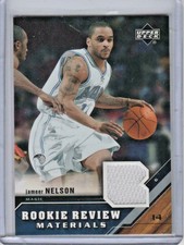 Jameer Nelson 2005-06 Upper Deck Basketball Rookie Review Relic Card
