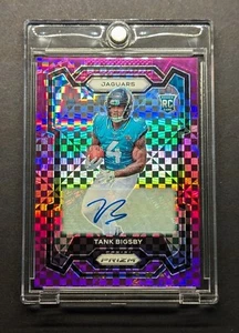 TANK BIGSBY Rookie Auto 2023 Panini Purple Power Checker Prizm SP /49 RC - Picture 1 of 7