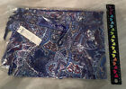NWT Chico's Bag Organizer Paisley Print Pouch Pack Set of 3 Travel Makeup $49.50