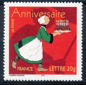 Stamp France No. 3778 Comic Strip / Birthday - Picture 1 of 1