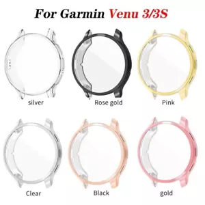 Case For Garmin Venu 3 /3S Screen Protector Cover Soft TPU Full Protective Cover - Picture 1 of 18