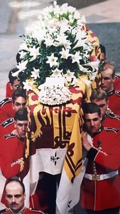 Original AFP Photo Print Princess Diana Funeral Westminster London 1997 UK - Picture 1 of 5