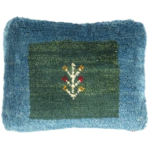 Feines handgeknüpftes Gabbeh Kissen 14"X 17" - Bild 1 von 2